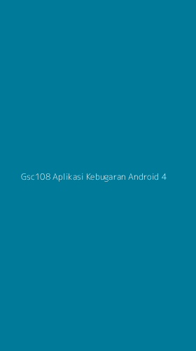 Tampilan Antarmuka Aplikasi Gsc108 Aplikasi Kebugaran Android - 4