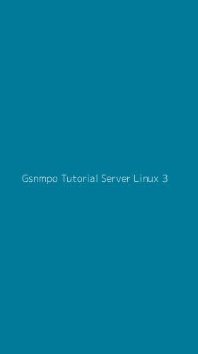 Tampilan Antarmuka Aplikasi Gsnmpo Tutorial Server Linux - 3