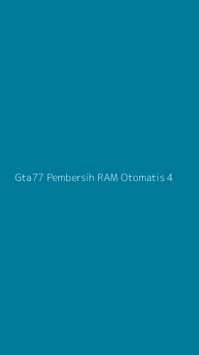 Tampilan Antarmuka Aplikasi Gta77 Pembersih Ram Otomatis - 4