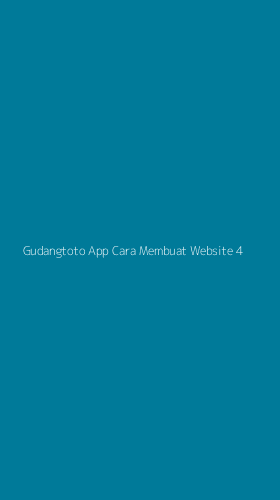 Tampilan Antarmuka Aplikasi Gudangtoto App Cara Membuat Website - 4