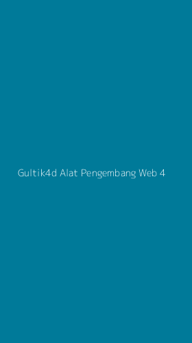 Tampilan Antarmuka Aplikasi Gultik4d Alat Pengembang Web - 4