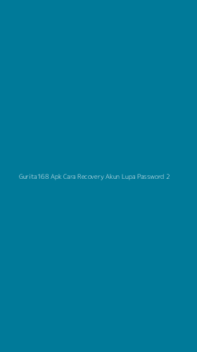 Tampilan Antarmuka Aplikasi Gurita168 Apk Cara Recovery Akun Lupa Password - 2