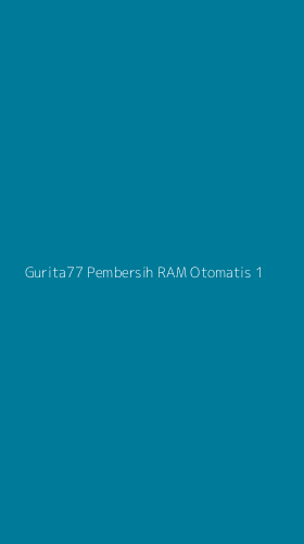 Tampilan Antarmuka Aplikasi Gurita77 Pembersih Ram Otomatis - 1