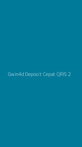 Tampilan Antarmuka Aplikasi Gwin4d Deposit Cepat Qris - 2