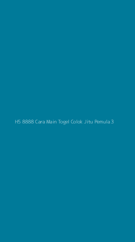 Tampilan Antarmuka Aplikasi H5 8888 Cara Main Togel Colok Jitu Pemula - 3