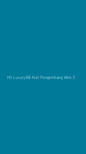 Tampilan Antarmuka Aplikasi H5 Luxury88 Alat Pengembang Web - 3