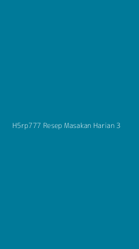 Tampilan Antarmuka Aplikasi H5rp777 Resep Masakan Harian - 3