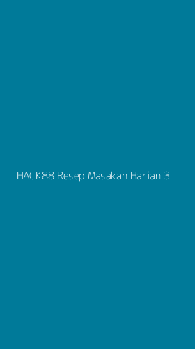 Tampilan Antarmuka Aplikasi Hack88 Resep Masakan Harian - 3