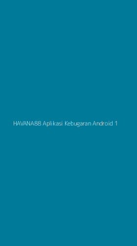 Tampilan Antarmuka Aplikasi Havana88 Aplikasi Kebugaran Android - 1