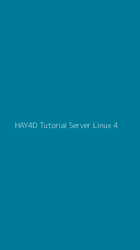 Tampilan Antarmuka Aplikasi Hay4d Tutorial Server Linux - 4