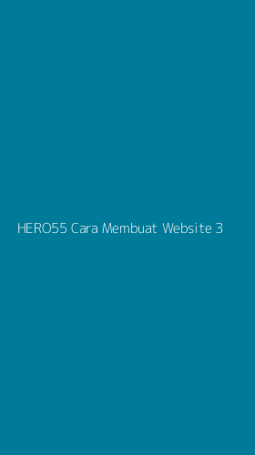 Tampilan Antarmuka Aplikasi Hero55 Cara Membuat Website - 3