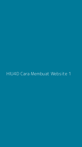 Tampilan Antarmuka Aplikasi Hiu4d Cara Membuat Website - 1