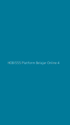 Tampilan Antarmuka Aplikasi Hobi555 Platform Belajar Online - 4