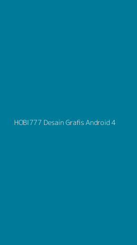 Tampilan Antarmuka Aplikasi Hobi777 Desain Grafis Android - 4