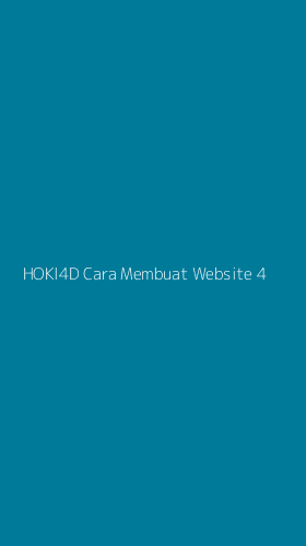 Tampilan Antarmuka Aplikasi Hoki4d Cara Membuat Website - 4