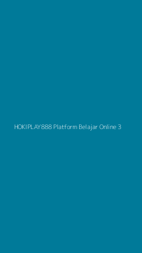 Tampilan Antarmuka Aplikasi Hokiplay888 Platform Belajar Online - 3