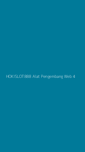 Tampilan Antarmuka Aplikasi Hokislot888 Alat Pengembang Web - 4