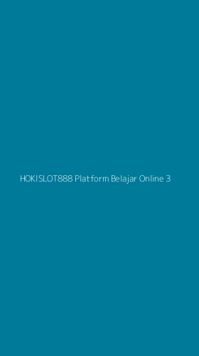 Tampilan Antarmuka Aplikasi Hokislot888 Platform Belajar Online - 3