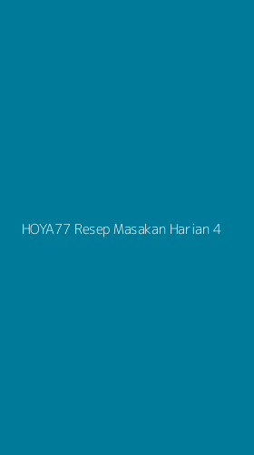 Tampilan Antarmuka Aplikasi Hoya77 Resep Masakan Harian - 4