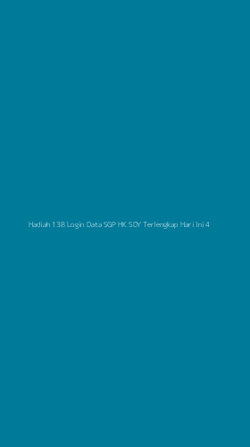 Tampilan Antarmuka Aplikasi Hadiah 138 Login Data Sgp Hk Sdy Terlengkap Hari Ini - 4
