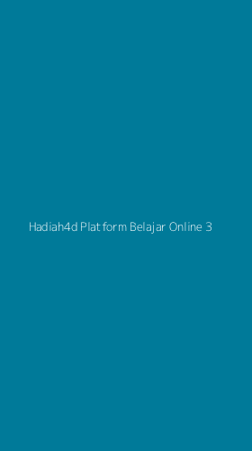 Tampilan Antarmuka Aplikasi Hadiah4d Platform Belajar Online - 3