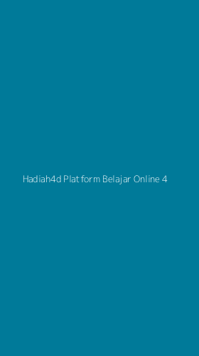 Tampilan Antarmuka Aplikasi Hadiah4d Platform Belajar Online - 4