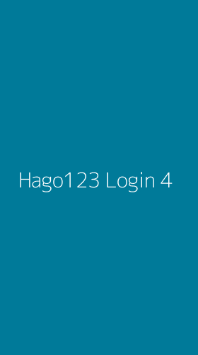 Tampilan Antarmuka Aplikasi Hago123 Login - 4
