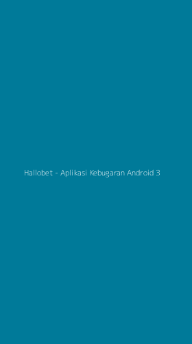 Tampilan Antarmuka Aplikasi Hallobet - Aplikasi Kebugaran Android - 3