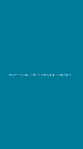 Tampilan Antarmuka Aplikasi Halutotocom Aplikasi Kebugaran Android - 3