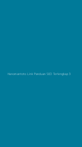 Tampilan Antarmuka Aplikasi Hanomantoto Link Panduan Seo Terlengkap - 3