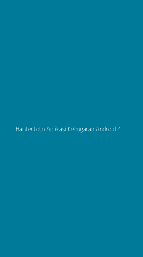 Tampilan Antarmuka Aplikasi Hantertoto Aplikasi Kebugaran Android - 4