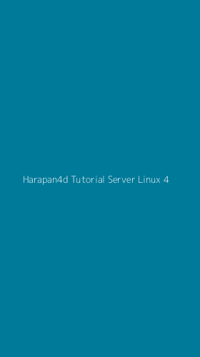 Tampilan Antarmuka Aplikasi Harapan4d Tutorial Server Linux - 4