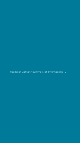 Tampilan Antarmuka Aplikasi Hasilskor Daftar Akun Pro Slot Internasional - 2