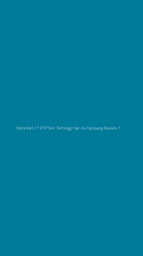 Tampilan Antarmuka Aplikasi Hatoribet 11 Rtp Slot Tertinggi Hari Ini Gampang Maxwin - 1