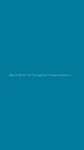 Tampilan Antarmuka Aplikasi Hboslot188 Rtp Slot Tertinggi Hari Ini Gampang Maxwin - 3