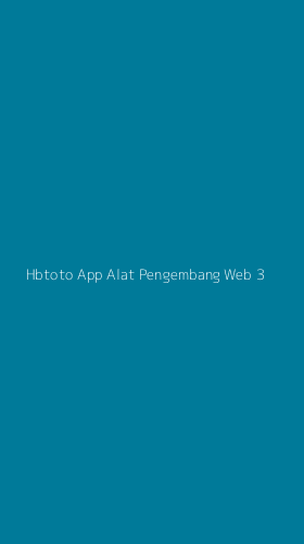 Tampilan Antarmuka Aplikasi Hbtoto App Alat Pengembang Web - 3
