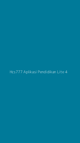 Tampilan Antarmuka Aplikasi Hcs777 Aplikasi Pendidikan Lite - 4