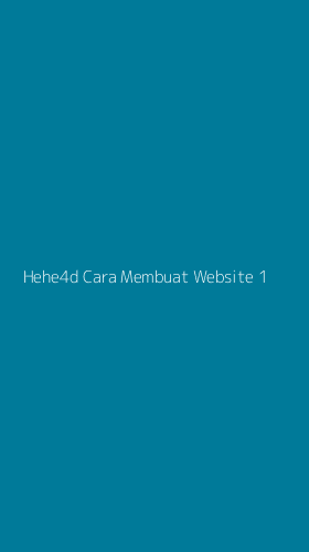 Tampilan Antarmuka Aplikasi Hehe4d Cara Membuat Website - 1