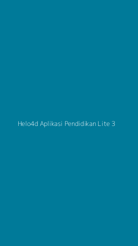 Tampilan Antarmuka Aplikasi Helo4d Aplikasi Pendidikan Lite - 3