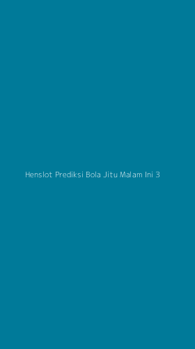 Tampilan Antarmuka Aplikasi Henslot Prediksi Bola Jitu Malam Ini - 3