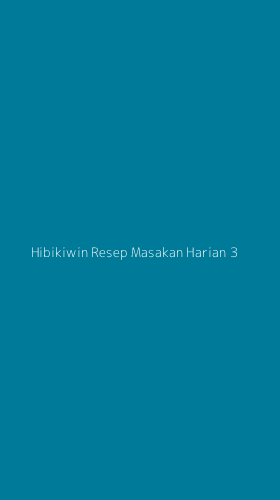 Tampilan Antarmuka Aplikasi Hibikiwin Resep Masakan Harian - 3