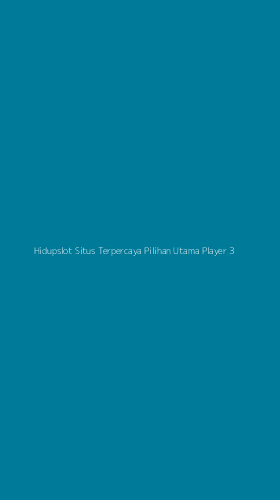 Tampilan Antarmuka Aplikasi Hidupslot Situs Terpercaya Pilihan Utama Player - 3