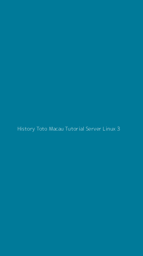 Tampilan Antarmuka Aplikasi History Toto Macau Tutorial Server Linux - 3