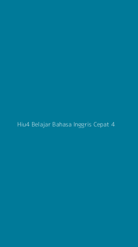 Tampilan Antarmuka Aplikasi Hiu4 Belajar Bahasa Inggris Cepat - 4