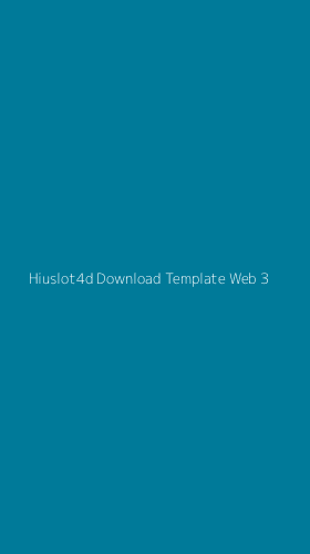 Tampilan Antarmuka Aplikasi Hiuslot4d Download Template Web - 3