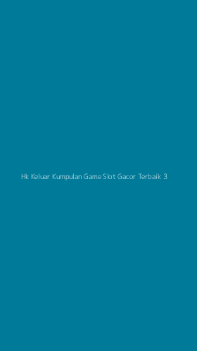 Tampilan Antarmuka Aplikasi Hk Keluar Kumpulan Game Slot Gacor Terbaik - 3