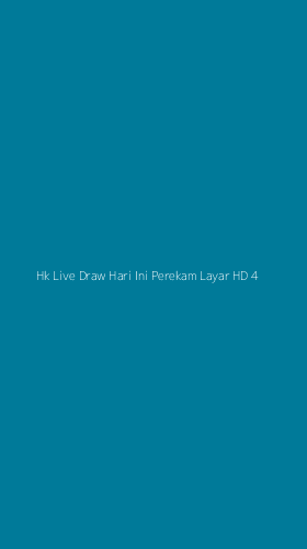 Tampilan Antarmuka Aplikasi Hk Live Draw Hari Ini Perekam Layar Hd - 4