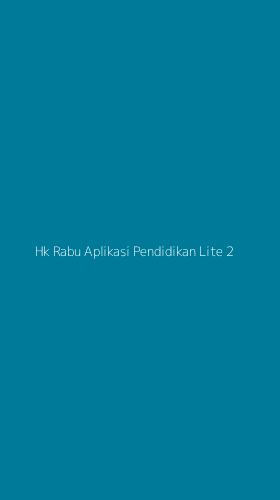 Tampilan Antarmuka Aplikasi Hk Rabu Aplikasi Pendidikan Lite - 2