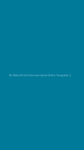 Tampilan Antarmuka Aplikasi Hk Rabu Portal Informasi Game Online Terupdate - 2