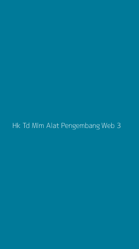 Tampilan Antarmuka Aplikasi Hk Td Mlm Alat Pengembang Web - 3